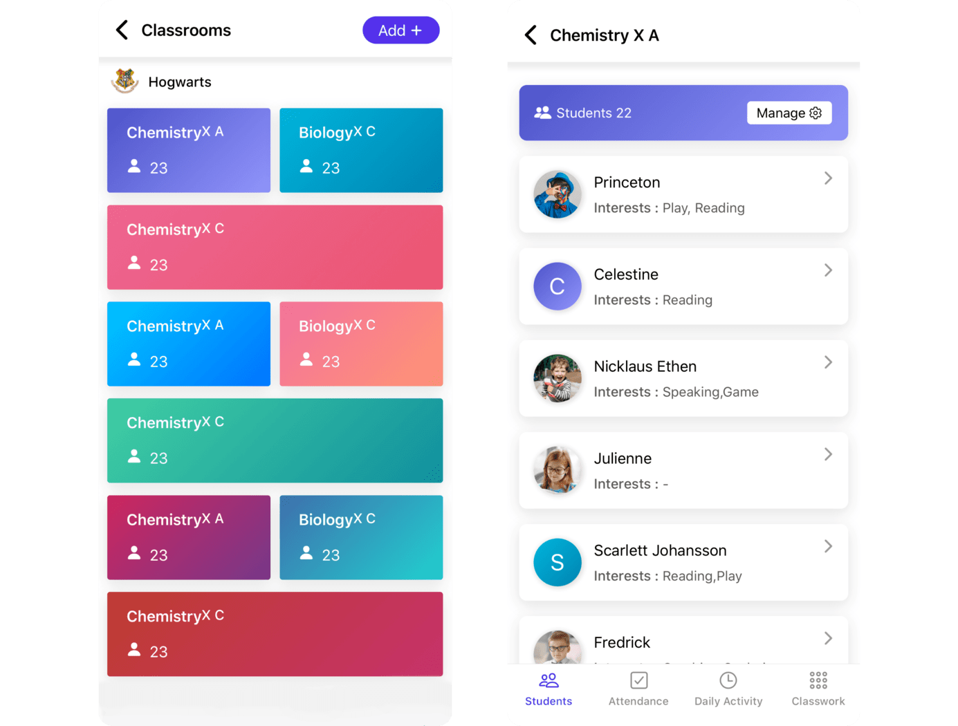 CLASS OR BATCH MANAGEMENT